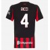 AC Milan Samuele Ricci #4 Hjemmedrakt Dame 2025-26 Kortermet